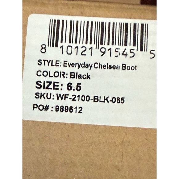 Nisolo Everyday Chelsea Boot Black Leather Womens 6.5 Medium New In Box - Picture 13 of 13